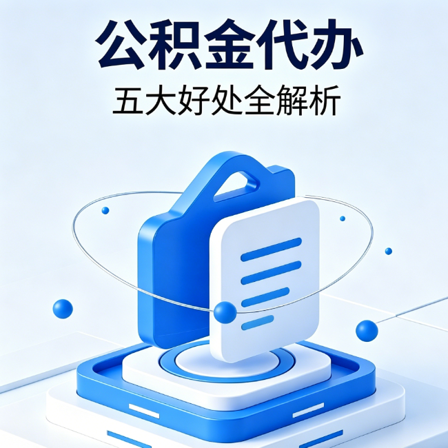 新乡公积金代办到底值不值？这5大好处让你少走弯路